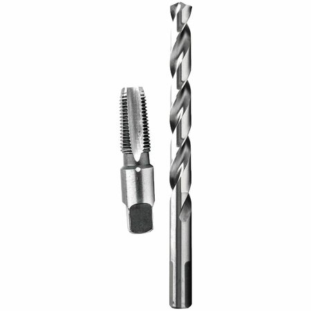 CENTURY DRILL TOOL Century Drill & Tool 1/4-18 National Pipe Thread  Tap Drill Bit 7/16 In. Combo Pack 93202
